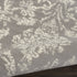 2' X 4' Gray Damask Power Loom Area Rug
